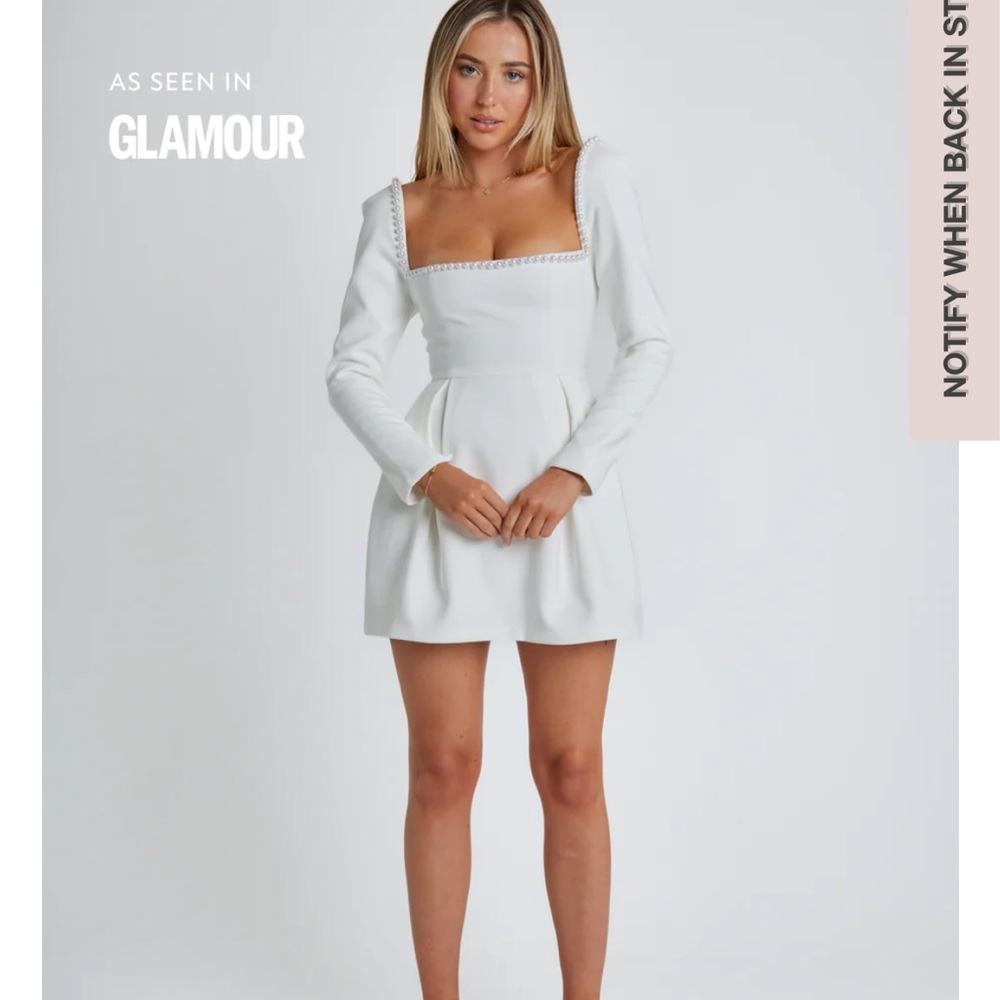 Odd Muse The Ultimate Muse Pearl Dress in white